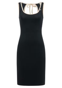 Shirtkleid Ragwear "Shirtkleid Montyca Short YOUMODO", Damen, Gr. L, N-Gr, schwarz, Obermaterial: 95% Baumwolle CO. 5% Elasthan EL., Kleider Shirtkleid