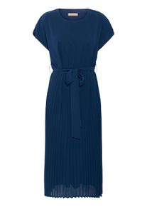 Midikleid Culture "Damen Kleid CUalvia", Damen, Gr. XS, N-Gr, blau (marineblaus), Obermaterial: 100% Polyester PES., Kleider Midikleid
