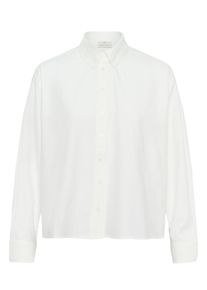 Langarmhemd Kaffe "Damen Langarm - Hemd KAvaiana", Damen, Gr. 38, N-Gr, wei&szlig; (chalk), Obermaterial: 70% Baumwolle CO. 30% Polyester PES., Hemden Langarmhemd