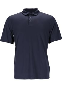 Trainingshose Energetics "Da.-Trainings-Hose Josepha", Herren, Gr. L, N-Gr, blau (navy schwarz), Obermaterial: 100% Polyester, Hosen Trainingshose, mit Logodruck, aus Polyestermischung, elastisch, dehnbar