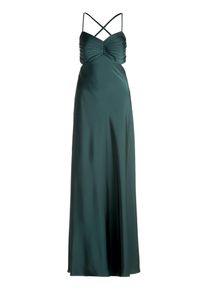 Cocktailkleid Vera Mont "Cocktailkleid mit Cut-Outs", Damen, Gr. 32, EURO, gr&uuml;n (dusty slate), Obermaterial: 100% Polyester PES., Kleider Cocktailkleid
