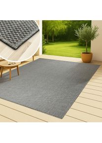 Teppich OTTO HOME "Venedig, in Standard- und Premium-Qualit&auml;t, 3 mm oder 5 mm H&ouml;he", grau, B:280cm L:380cm, Kunstfaser, Teppiche, Teppich, In- und Outdoor geeignet, Wetterfest & UV-best&auml;ndig, Sisal-Optik