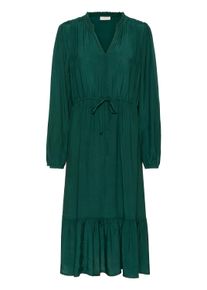 Midikleid Kaffe "Damen Kleid KAeverly", Damen, Gr. 38, N-Gr, gr&uuml;n (ponderosa pine), Obermaterial: 50% Viskose CV. 50% Viskose LENZING ECOVERO CV LenzEcov., Kleider Midikleid