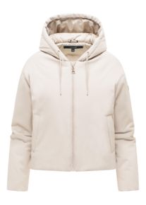 Winterjacke Navahoo "Bomberjacke Biscuitaa 14", Damen, Gr. M, beige (bone), weit h&uuml;ftlang, elastischer Bund, Jacken Winterjacke, Kurze warme Damenjacke