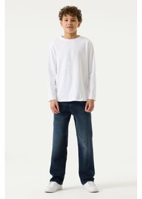 Straight-Jeans Garcia "Ilyano", Jungen, Gr. 176, N-Gr, blau (schwarz used 6114), Denim/Jeans, Obermaterial: 98% Baumwolle, 2% Elasthan, straight fit lang, Jeans Straight-Jeans, Etwas niedrigere Leibh&ouml;he, Topseller