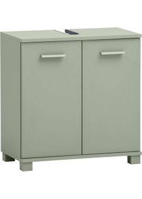 Waschbeckenunterschrank Schildmeyer "Mono, Waschbeckenunterschrank, Made in Germany, B: 30 cm", gr&uuml;n (pistazie), B:59,8cm H:62,4cm T:32,6cm, FSC-zertifizierter Holzwerkstoff, Schr&auml;nke, Waschbeckenunterschrank, Solide Verarbeitung - Dieses Produkt ist in Deutschland gefertigt