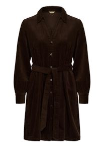 Midikleid Culture "Damen Kleid CUkalla", Damen, Gr. XXL, N-Gr, braun (coffee bean), Obermaterial: 100% Baumwolle CO., Kleider Midikleid