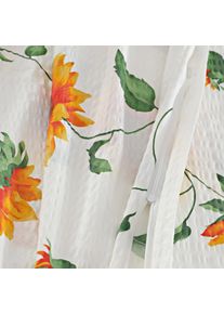 Bettw&auml;sche Florella "Little sun Soft-Touch Seersucker, 50% Baumwolle, 50% Viskose", gelb (sun), B/L: 135cm x 200cm, 2 Stk., 2 Stk., Seersucker, B/L: 80cm x 80cm, 4 Stk., Bettw&auml;sche, Bettw&auml;sche