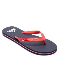 Sandale Quiksilver "Molokai Core", Herren, Gr. 7(40), rot (rot 1), Obermaterial: Synthetikmaterial / Au&szlig;ensohle: Moosgummi., Schuhe Sandale