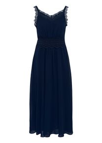 Midikleid Cream "Damen Kleid CRJessa", Damen, Gr. 44, N-Gr, blau (navy blazer), Obermaterial: 100% Polyester PES., Kleider Midikleid