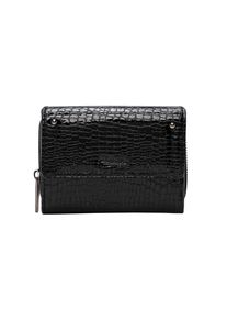 Geldb&ouml;rse Tamaris "Geldb&ouml;rse TAS Marina Snake", Damen, schwarz (schwarz 100), Kleinlederwaren Geldb&ouml;rse