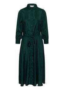Midikleid Kaffe "Damen Kleid KAemine", Damen, Gr. 40, N-Gr, gr&uuml;n (ponderosa pine), Obermaterial: 50% Viskose CV. 50% Viskose LENZING ECOVERO CV LenzEcov., Kleider Midikleid