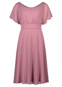 Cocktailkleid Vera Mont "Cocktailkleid kurzarm", Damen, Gr. 42, EURO, rosa (desert rose), 100% Polyester PES., Kleider Cocktailkleid