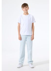 Straight-Jeans Garcia "Ilyano", Jungen, Gr. 176, N-Gr, blau (bleached 4312), Denim/Jeans, Obermaterial: 100% Baumwolle, straight fit lang, Jeans Straight-Jeans, Etwas niedrigere Leibh&ouml;he
