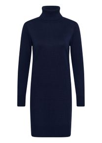 Midikleid Saint Tropez "Damen Kleid U6801", Damen, Gr. XL, N-Gr, blau (baritone blau melange), Obermaterial: 70% Viskose LENZING ECOVERO CV LenzEcov. 30% Polyester PES., Kleider Midikleid