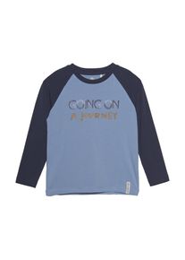 Langarmshirt EN FANT "Langarmshirt ENTshirt", Jungen, Gr. 116, blau (windward blau), Obermaterial: 95% Baumwolle CO. 5% Elasthan EL., Shirts Langarmshirt