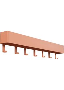 Garderobenhalter SPINDER DESIGN "Dax Play", rosa, B:72cm H:12cm T:7,5cm, Metall, Garderobenhalter, Garderobenhalter, Metall, Breite 72 cm