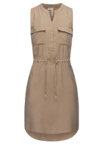 Blusenkleid Ragwear "Blusenkleid Roissin", Damen, Gr. XL, N-Gr, beige (latte), Obermaterial: 80% Viskose CV. 20% Polyester PES., Kleider Blusenkleid