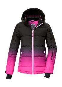 Skijacke Killtec "KSW 330 GRLS SKI QLTD JCKT", M&auml;dchen, Gr. 128, rosa (pink), Obermaterial: 100% Polyester.Futter: 100% Polyester.F&uuml;llung: 100% Polyester, Jacken Skijacke, Wasserabweisende Winterjacke, atmungsaktiv, verstellbare Kapuze