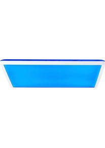 BRELIGHT LED Deckenleuchte "Tanida", blau (wei&szlig;), 1, H: 2,6cm, 1 Stk., Leuchten, 42 x 42 cm, RGB, LED, 3000 lm, 4000 K, dimmbar, Fernbedinung, wei&szlig;, LED Deckenleuchte