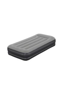 Bestway , Schwarz, Dunkelgrau , Metall, Kunststoff , 97x36x191 cm , RoHS, GS-gepr&uuml;ft , integrierte elektrische Pumpe, integriertes Kissen, beflockte Schlafseite ,