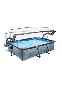 EXIT Toys , Blau , Kunststoff , Steinoptik , 200x65x300 cm ,