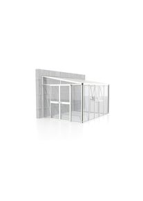 M&Ouml;BELIX M&ouml;belix , Wei&szlig; , Metall, Kunststoff, Glas , 265.9x238.8x334.3 cm ,