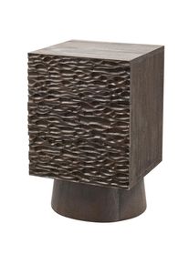 Livetastic , Walnussfarben , Holz , Mangoholz , 3 Schublade(n) Schubladen , quadratisch , 37x63.5x40 cm ,
