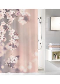 Duschvorhang Kleine Wolke, rosa (altrosa), B:180cm H:180cm, Polyester, Duschvorh&auml;nge, Duschvorhang