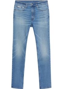 Calvin Klein Jeans Skinny-fit-Jeans CALVIN KLEIN "SKINNY", Herren, Gr. 31, L&auml;nge 32, blau (belleville), Denim/Jeans, Obermaterial: 80% Baumwolle, 12% Polyester, 6% Elastomultiester, 2% Elasthan, skinny fit, Jeans Skinny-fit-Jeans