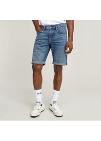 G-Star Raw Jeansshorts G-STAR "Mosa", Herren, Gr. 29, N-Gr, blau (faded cascade), Denim/Jeans, Obermaterial: 99% Baumwolle, 1% Elasthan, regular fit kniefrei, Jeans Jeansshorts, mit Umschlagsaum