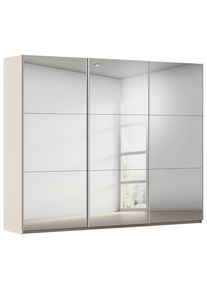 Rauch M&ouml;bel , Champagner , Holzwerkstoff , 3 F&auml;cher , 261x210x59 cm , in verschiedenen Gr&ouml;&szlig;en erh&auml;ltlich, Schrankfront mit Spiegel ,