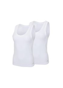 Tanktop adidas Sportswear "Sport Active Modal Comfort", Damen, Gr. XS, 100, wei&szlig;, Single Jersey, Obermaterial: 48% Modal, 47% Baumwolle, 5% Elasthan, h&uuml;ftbedeckend, Rundhals, Tops Tanktop, mit Rundhalsausschnitt