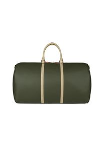 Reisetasche Bugatti "Bugatti Damen ELLA - L", Damen, Gr. B/H/T: 31cm x 26cm onesize, gr&uuml;n (oliv), Polyurethan (PU), Taschen Reisetasche
