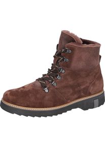 Waldl&auml;ufer Winterboots WALDL&Auml;UFER "Hitomi", Damen, Gr. 7,5 (41), Textil Warmfutter, braun, Veloursleder, Schuhe Winterboots, Schn&uuml;rboots, Winterstiefelette mit Warmfutter, H-Weite