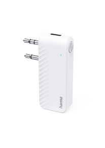 Hama Bluetooth-Sender "Audio-Adapter Bluetooth-Transmitter (universal, Audio, 10h)", wei&szlig;, Bluetooth-Dongles, Bluetooth-Sender