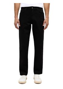 5-Pocket-Jeans Mustang "Style Tramper Straight", Herren, Gr. 40, L&auml;nge 36, schwarz (super schwarz), Denim/Jeans, Obermaterial: 99% Baumwolle, 1% Elasthan, slim fit, Jeans 5-Pocket-Jeans