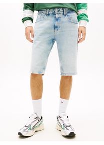 Shorts Tommy Jeans "RONNIE", Herren, Gr. 36, N-Gr, denim light, Denim/Jeans, Obermaterial: 99% Baumwolle, 1% Elasthan, unifarben, regular fit kurz, Hosen Shorts, Regular fit mit Taschen