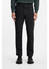 Regular-fit-Jeans BOSS Orange "RE.MAINE BO", Herren, Gr. 30, L&auml;nge 34, schwarz002, Denim/Jeans, Obermaterial: 92% Baumwolle, 6% Elastomultiester, 2% Elasthan, unifarben, regular fit lang, Jeans Regular-fit-Jeans, mit normaler Leibh&ouml;he, Stretch-Denim