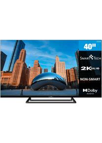 DLED-Fernseher SMART TECH "40FN01V3", Energieeffizienz: E, schwarz, Fernseher, 40 &Prime;, DLED-Fernseher, B:89,18cm H:51,1cm T:8,44cm