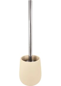 WC-Garnitur KLEINE WOLKE "Drip", beige, B:11cm H:38cm L:11cm, Polyresin (Kunststein), Reinigungsb&uuml;rsten, WC-Garnitur, WC-B&uuml;rstenhalter inkl. WC-B&uuml;rste+Stiel
