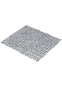 Duscheinlage Kleine Wolke "Sign", silber, B:55cm L:55cm, PVC, Wanneneinlagen, Duscheinlage, BxH: 55 x 55 cm