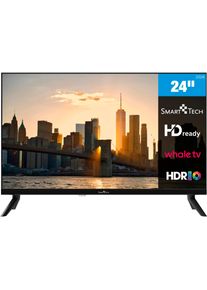 LED-Fernseher SMART TECH "24HH01V", Energieeffizienz: E, schwarz, Fernseher, 24 &Prime;, LED-Fernseher, B:53,48cm H:31,82cm T:7,53cm