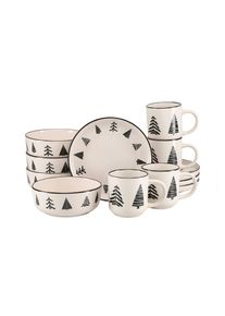 Creatable , Schwarz, Wei&szlig; , Keramik , Weihnachten , stapelbar ,