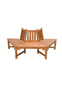 Gardenson , Braun , Holz , Eukalyptusholz , Hartholz , 78x78x155 cm , Abstellfl&auml;che, mit R&uuml;ckenlehne, abwischbar ,