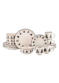 Creatable , Schwarz, Wei&szlig; , Keramik , Weihnachten , 300 ml , stapelbar ,