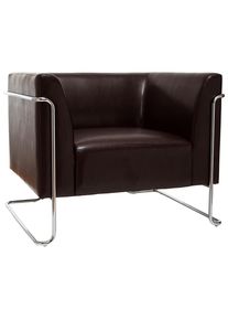 Mid.you , Dunkelbraun , Textil , 88x74x74 cm ,