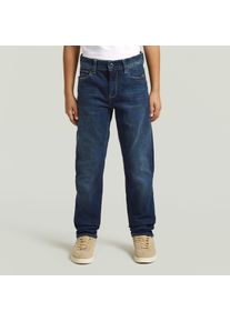 G-Star Raw 5-Pocket-Jeans G-STAR "KIDS, 3301 SLIM", Jungen, Gr. 8 (128), N-Gr, blau (schwarz), Denim/Jeans, Obermaterial: 100% Baumwolle, slim fit lang, Jeans 5-Pocket-Jeans, mit mittlerem Bund, Baumwoll-Denim
