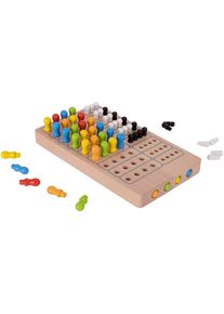 Spiel goki "Master Logic", bunt (natur, bunt), Spiele, KinderB:12cm H:2,4cm T:24cm, Holz, Spiel, B:12cm H:2,4cm T:24cm