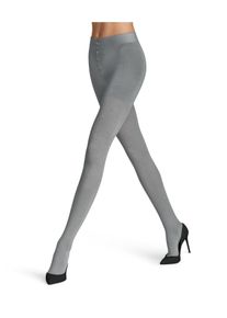 Feinstrumpfhose Falke "Fable Estate", Damen, Gr. 44-46, grau (hematite (3240)), Obermaterial: 73% Schurwolle WV. 26% Polyamid PA. 1% Elasthan EL., Strumpfhosen Feinstrumpfhose